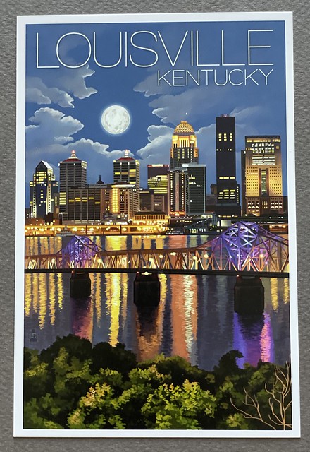 Louisville, Kentucky - Skyline at Night - #45568