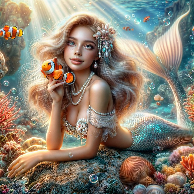 Little mermaid 🐟🐚