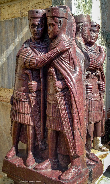 Roman porphyry statue of the Four Emperors (Tetrarchs)