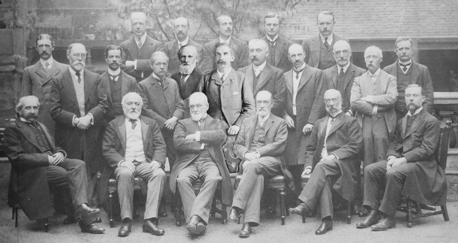 National Hospital Queen Square consultants, 1904 . James Samuel Risien Russell is stood third from left in the middle row