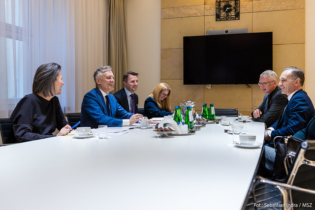 Spotkanie wiceministra Marka Prawdy z przewodniczącym Niemieckiego Instytutu Spraw Polskich