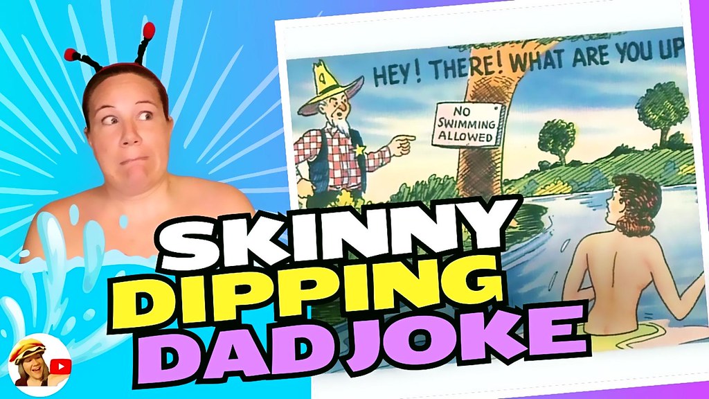 Dad Jokes Funny Story Women Skinny Dipping