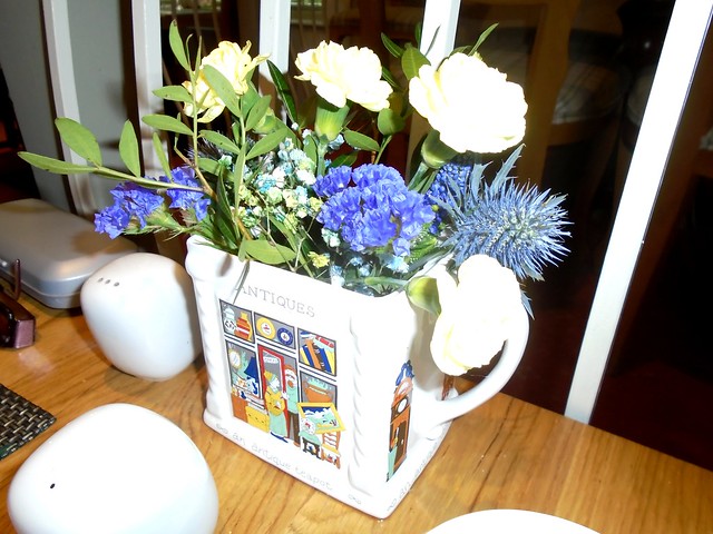 Our Teapot Floral decoration at Tea House In The Woods.