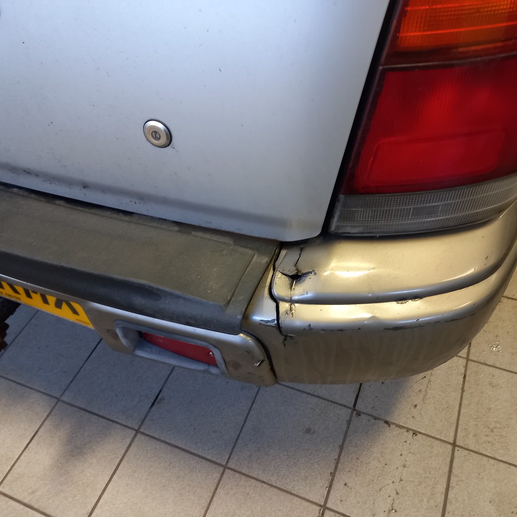 Urgh! Previous owners attempt to restyle rear bumper