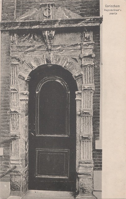 Ansichtkaart - Gorinchem, Hugo de Groot's poortje (Uitg. J.M. van Eck nr12 546010 ongelopen)