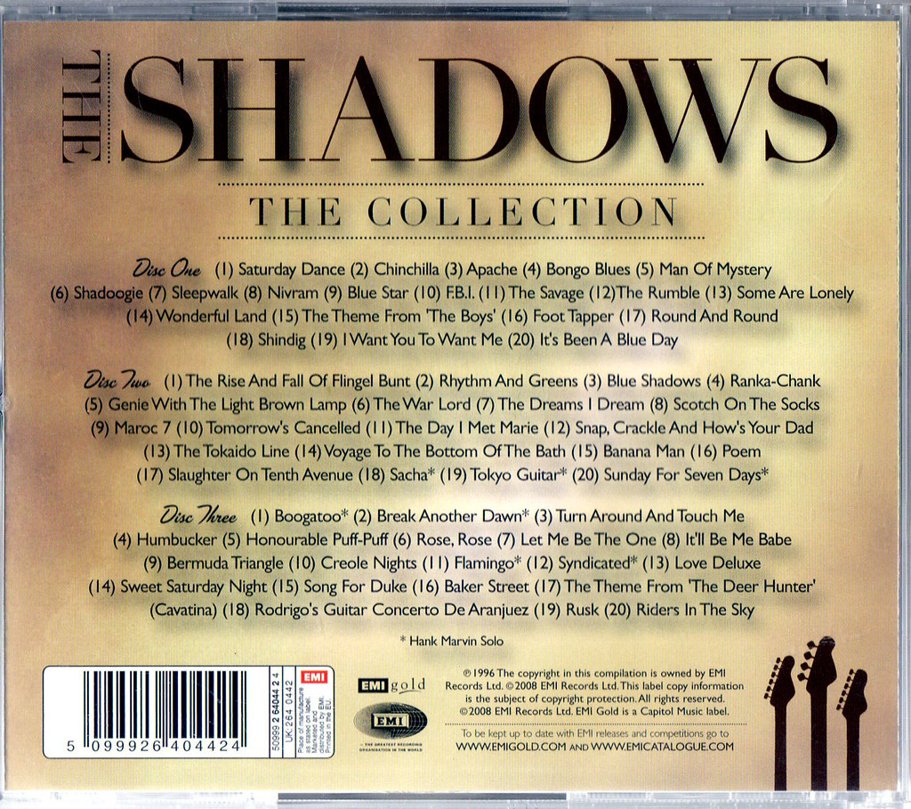0999-264044-2 The Shadows - The Collection (4) [img5912] | Flickr