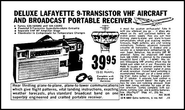 Lafayette Model FS-305 Transistor Radio In The Lafayette Radio Electronics Catalog No. 652 (1965)