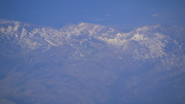 Blick zur Sierra de Gredos südlich von Avila