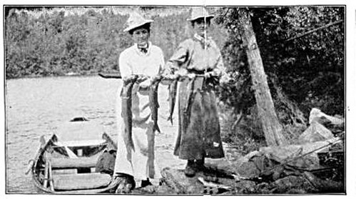 Fishing at Bon Echo - 1908