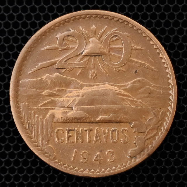 Mexico 20 Centavos 1943