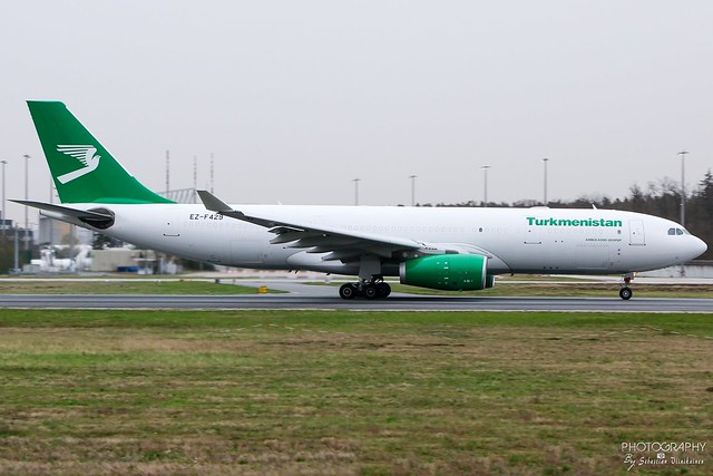 EZ-F429 Turkmenistan Airlines Airbus A330-200P2F, EDDF, Germany