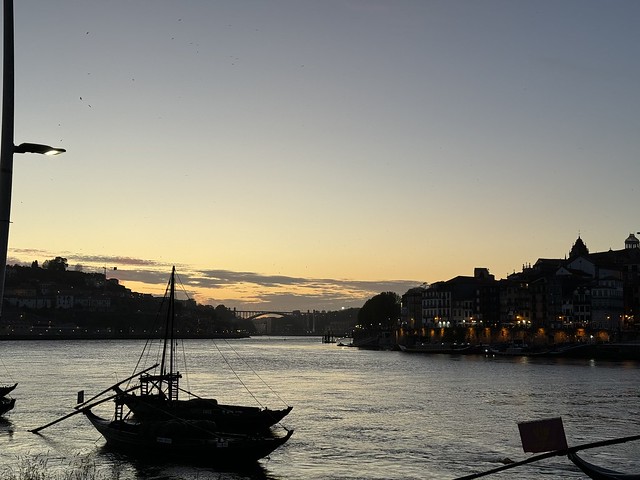 Sunsetting on the Douro River