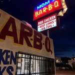 Mom's BAR-B-Q South Los Angeles, California. A stalwart that&#039;s been there for decades.