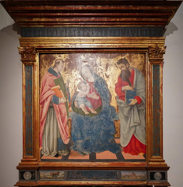 Virgin and Child with Saints Montano and Bartolomeo by Filippino Lippi, Spoleto (Umbria)