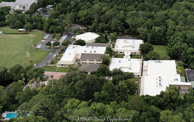 Hilton Head Preparatory School Campus on HIlton Head Island Aerial View