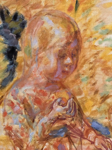 1918, Pierre Bonnard, Southern Landscape with Two Children (detail) -- Phillips Collection (Washington) (special exhibition)