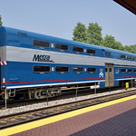 7-25-23, Metra bicycle car 7885 Built in 1970 by Pullman for the Rock Island. On Metra train 2219.