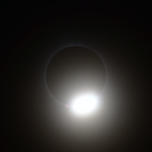 Solar Eclipse 2024 - 2nd Diamond Ring The second diamond ring at the end of totality (3rd contact)