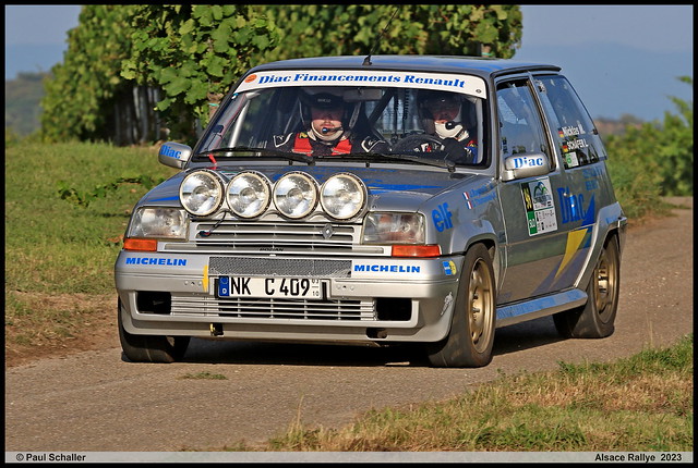 Renault 5 GT Turbo 98 Alsace Rallye aout 2023