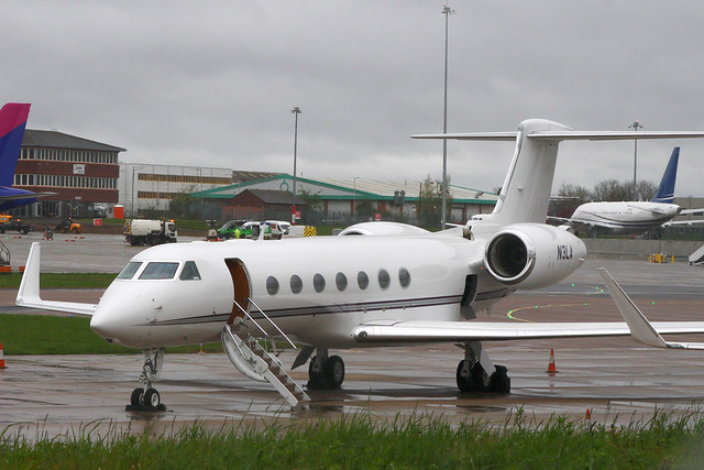 2007 Gulfstream G550 N3LA - Luton Airport 2024