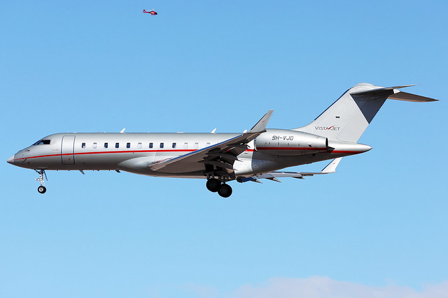 VistaJet | Bombardier Global 6000 | 9H-VJD | Las Vegas Harry Reid