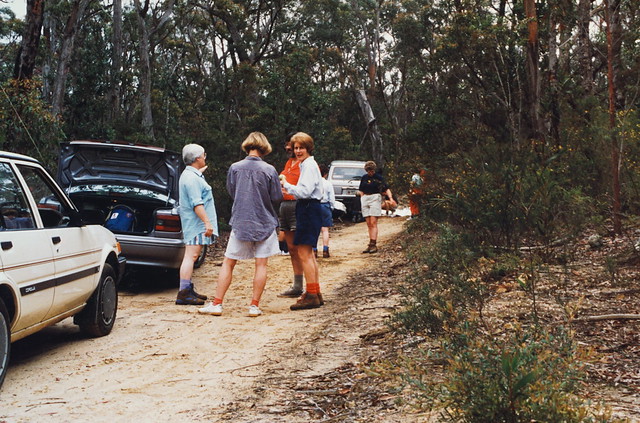 Start of George's bushwalk with Canberra Bushwalking club