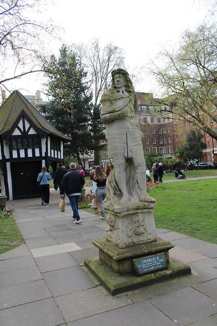 London Soho Square Charles The 2nd Statue