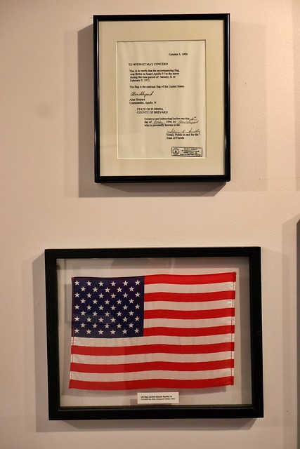 Annapolis - USNA: Visitor Center -  Apollo 14 Flag