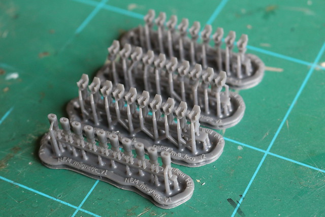 3D printed N gauge coupler parts