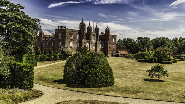 Melford Hall, a National Trust estate, near Long Melford, in Suffolk, England.