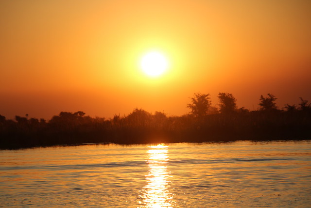 Sunset along the Chobe River, Botswana 20230522
