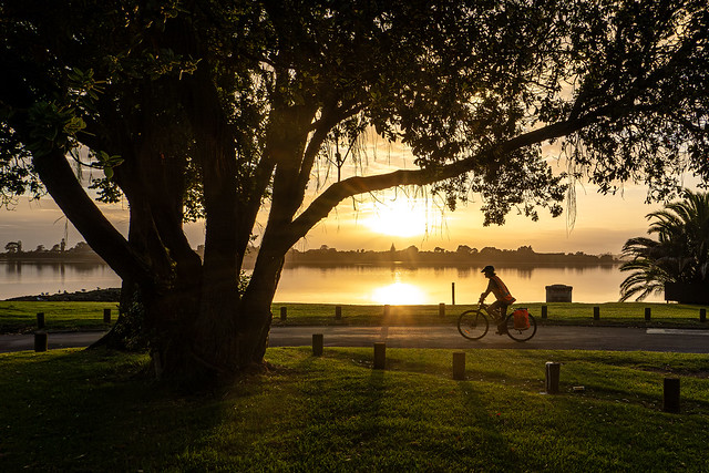 Sunrise Cyclist