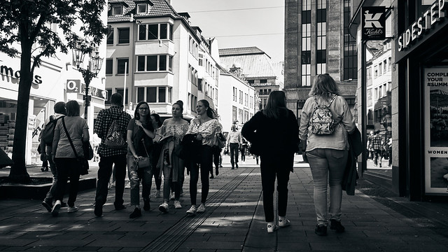 pedestrians 4 @ Old city, Düsseldorf 2019