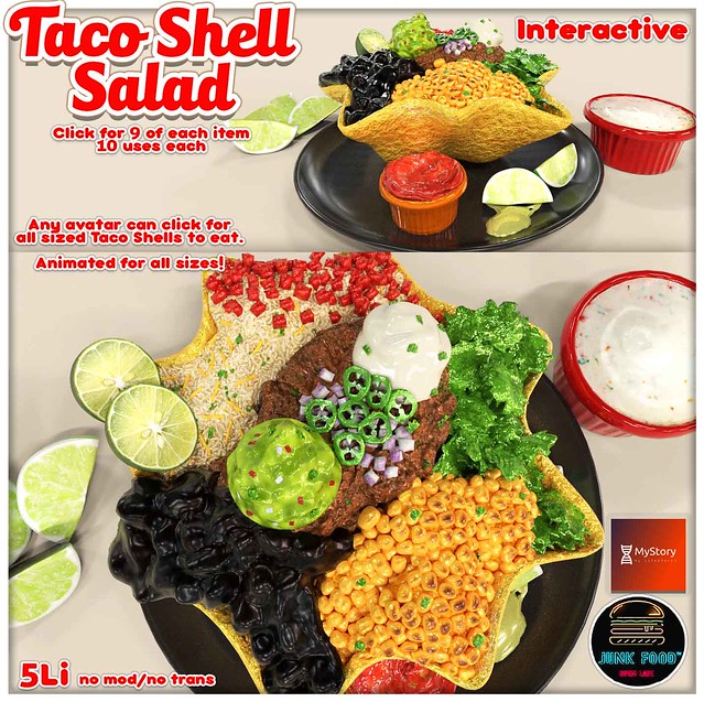 Junk Food - Taco Shell Salad MyStory AD