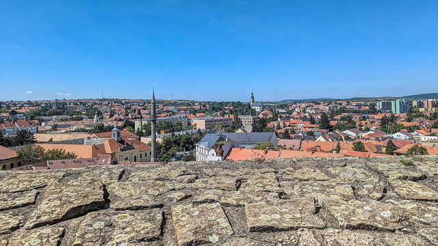 Eger - City - View from Castle 01