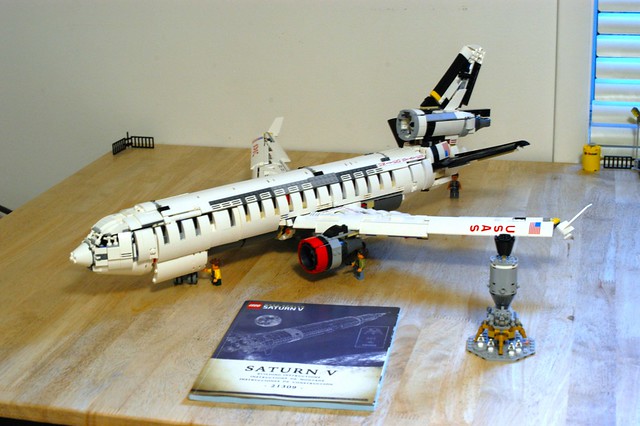 Lego DC-10 Alternate Build of Saturn V