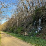 White Waterfall Between Milepost 121 and 122.

Great Allegheny Passage @ Buena Vista, Pennsylvania