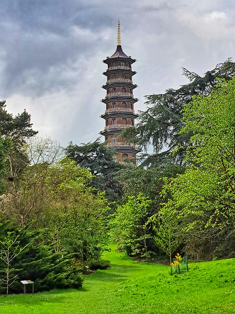 Great Pagoda, Royal Botanic Gardens in Kew, London