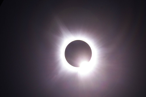 Solar Eclipse April 8, 2024 Eclipse at prime focus 72 mm f/6 refractor, Nikon Z6 camera, third contact