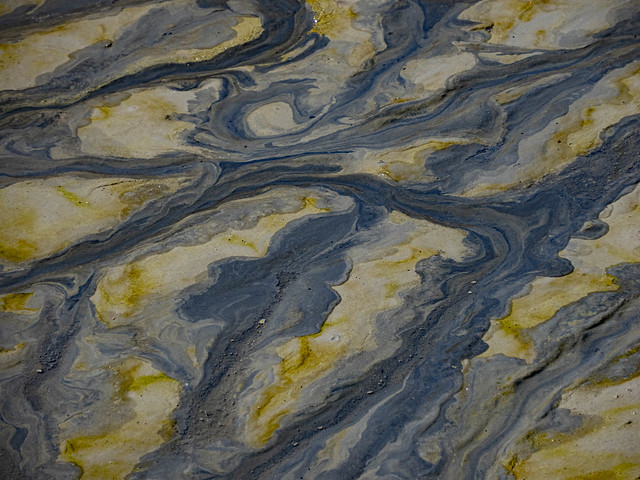 Post processed water patterns