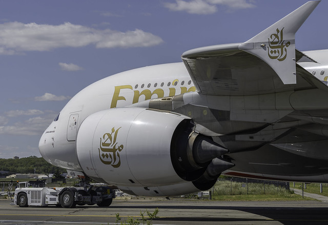 A380 Emirates A6-EUO