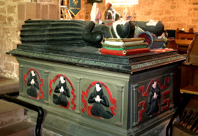 Astley, Worcestershire, tomb monument of Walter Blount †1561 & his wife Isabel {Acton} †1562 or -3