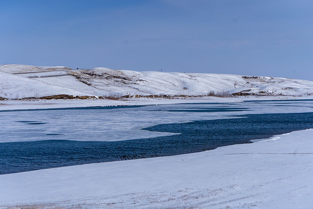 Chin Lakes Winter Landscape