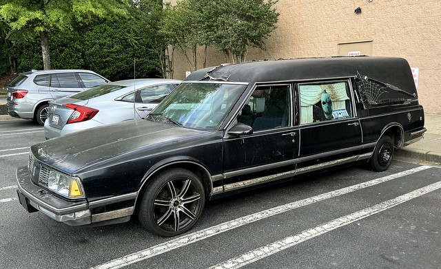 Repurposed Oldsmobile hearse