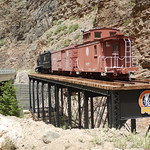 Cimarron Canyon Rail Exhibit Near Cimarron, CO