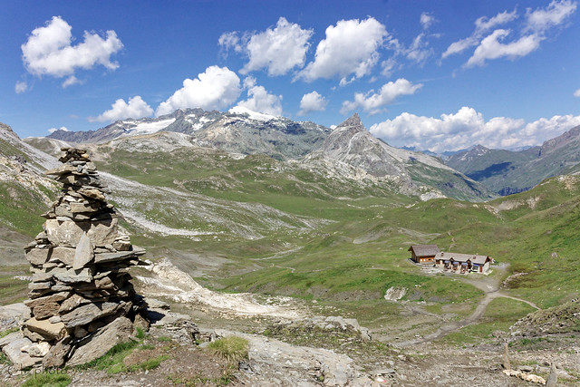 Col du Palet (2652 m) et son refuge