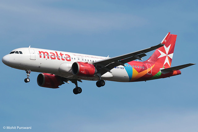 Air Malta (KM-AMC) / A320-251N / 9H-NEB / 03-27-2024 / LHR