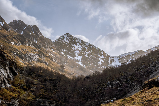 The remains of winter in Glencoe