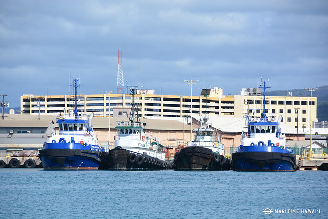 Young Brothers and Foss Tugs