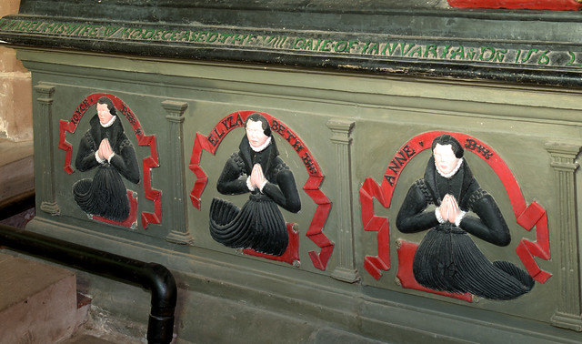 Astley, Worcestershire, tomb monument of Walter Blount †1561 & his wife Isabel {Acton} †1562 or -3